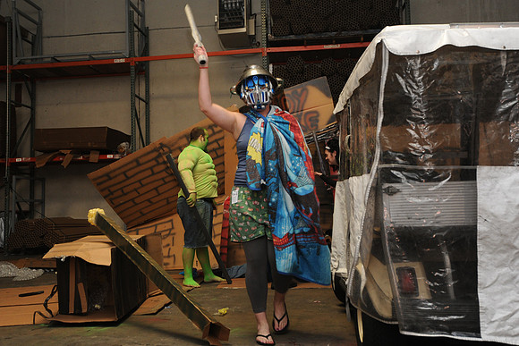 Department Skits-Warehouse 2nd Place-Fabric Heroes