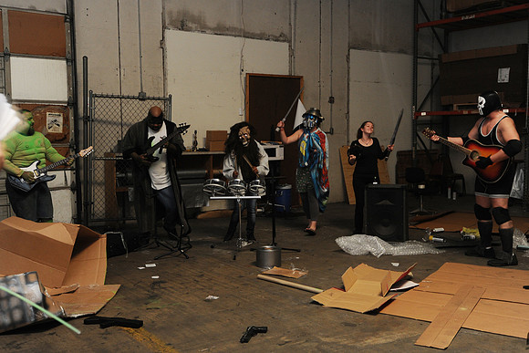 Department Skits-Warehouse 2nd Place-Fabric Heroes